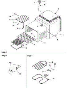 02 - Cavity parts for Amana Range ARTS6650WW / P1130667NWW from AppliancePartsPros.com