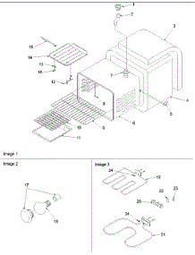 02 - Cavity parts for Amana Range ARTS6651E / P1143903N E from AppliancePartsPros.com