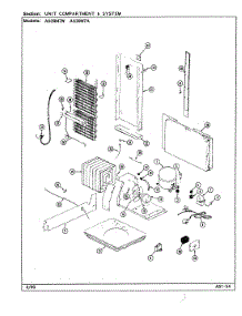 07 - Unit Compartment & System parts for Admiral Refrigerator AS20M7A / DN02A from AppliancePartsPros.com