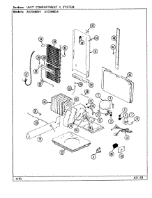 08 - Unit Compartment & System parts for Admiral Refrigerator AS22M8DA / DN34A from AppliancePartsPros.com