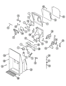 05 - Ice & Water Dispenser parts for Admiral Refrigerator AS22N8DM from AppliancePartsPros.com