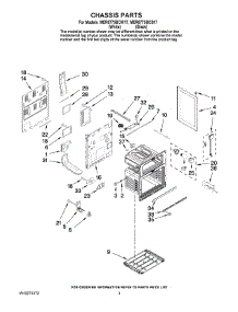 03 - Chassis Parts parts for Maytag Range MER6775BCB17 from AppliancePartsPros.com