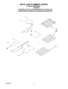 06 - Rack And Element Parts parts for Maytag Range MER6775BCS17 from AppliancePartsPros.com