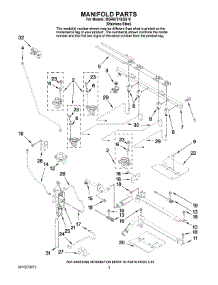 03 - Manifold Parts parts for Maytag Range MGR6751BDS18 from AppliancePartsPros.com