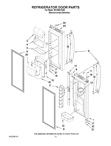 07 - Refrigerator Door Parts parts for Maytag Refrigerator MFI2569VEM2 from AppliancePartsPros.com