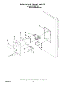 08 - Dispenser Front Parts parts for Maytag Refrigerator MFI2569VEM2 from AppliancePartsPros.com