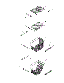 10 - Fz Shelf parts for Amana Refrigerator ACD2234KRS from AppliancePartsPros.com