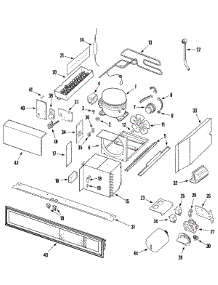 02 - Compressor parts for Admiral Refrigerator AS829CSBGB from AppliancePartsPros.com