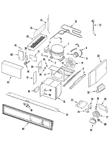 02 - Compressor parts for Admiral Refrigerator AS829SEXPB from AppliancePartsPros.com