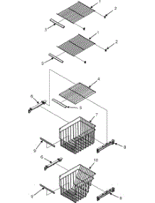 09 - Fz Shelf parts for Amana Refrigerator ASB2623HRQ from AppliancePartsPros.com