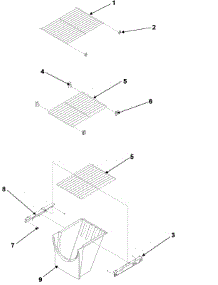 09 - Fz Shelf parts for Amana Refrigerator ASD2324HEB from AppliancePartsPros.com