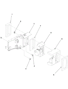 03 - Controls parts for Amana Refrigerator ASD2328HEW from AppliancePartsPros.com