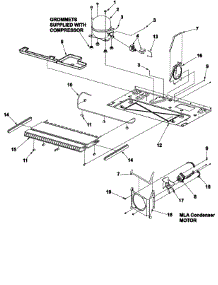 02 - Compressor parts for Amana Refrigerator ASD2621KRZ from AppliancePartsPros.com