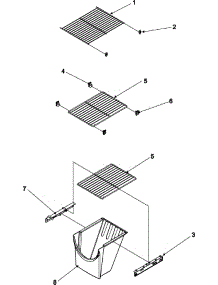 09 - Fz Shelf parts for Amana Refrigerator ASD2621KRZ from AppliancePartsPros.com