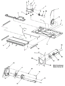 04 - Compressor Series 50+ parts for Amana Refrigerator ASD2624HEB from AppliancePartsPros.com