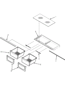 03 - Crisper Assembly parts for Maytag Refrigerator MFI2067AEW from AppliancePartsPros.com