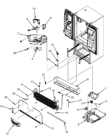 05 - Frz Light / Evaporator / Evap Fan Assy. parts for Maytag Refrigerator MFI2067AEW from AppliancePartsPros.com