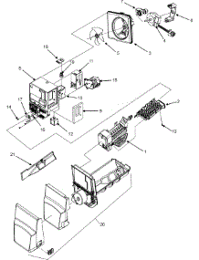 07 - Ice Maker / Ice Bin / Auger Motor parts for Maytag Refrigerator MFI2067AEW from AppliancePartsPros.com