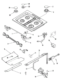 04 - Gas Controls parts for Maytag Range MGS5875BDS from AppliancePartsPros.com
