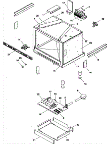 06 - Oven Retainers parts for Jade Range RJRD3610A from AppliancePartsPros.com
