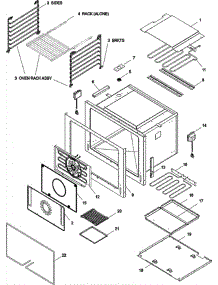 06 - Oven Cavity parts for Jade Range RJRD3611A from AppliancePartsPros.com