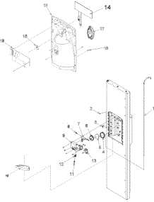 08 - Fz Door And Facade parts for Gaggenau Refrigerator RS4951 / RS4951000W0 from AppliancePartsPros.com