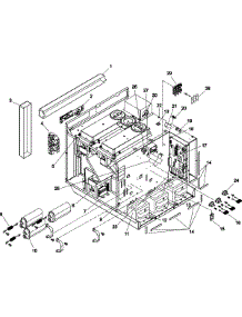 03 - Electrical Components parts for Amana Microwave ASE7000 / P1329602M from AppliancePartsPros.com
