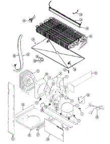07 - Unit Compartment & System parts for Admiral Refrigerator AT15M4W / DA02C from AppliancePartsPros.com
