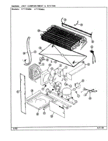 04 - Unit Compartment & System parts for Admiral Refrigerator AT17EM6W / DA31A from AppliancePartsPros.com