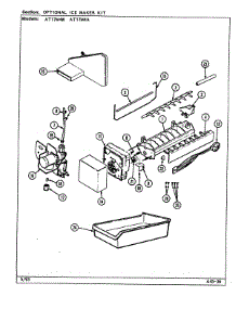 05 - Optional Ice Maker Kit parts for Admiral Refrigerator AT17M4A / DA24C from AppliancePartsPros.com