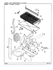 07 - Unit Compartment & System parts for Admiral Refrigerator AT17M4W / DA25C from AppliancePartsPros.com