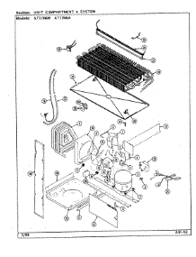 05 - Unit Compartment & System parts for Admiral Refrigerator AT17M6W / DA26A from AppliancePartsPros.com