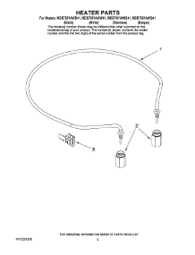 05 - Heater Parts parts for Maytag Dishwasher MDB7851AWS41 from AppliancePartsPros.com