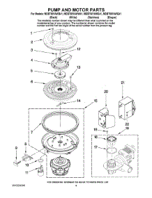 08 - Pump And Motor Parts parts for Maytag Dishwasher MDB7851AWS41 from AppliancePartsPros.com