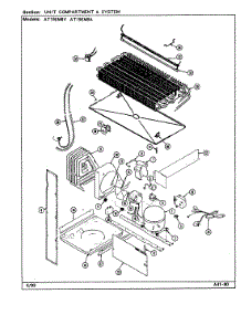 04 - Unit Compartment & System parts for Admiral Refrigerator AT19EM8V / DA55A from AppliancePartsPros.com
