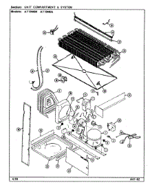 07 - Unit Compartment & System parts for Admiral Refrigerator AT19M6A / DA52A from AppliancePartsPros.com