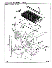 07 - Unit Compartment & System parts for Admiral Refrigerator AT19M6W / DE51A from AppliancePartsPros.com