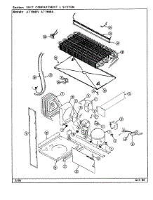 07 - Unit Compartment & System parts for Admiral Refrigerator AT19M8A / DE56A from AppliancePartsPros.com