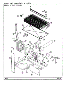 07 - Unit Compartment & System parts for Admiral Refrigerator AT19M8A / DA54A from AppliancePartsPros.com
