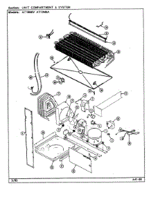 07 - Unit Compartment & System parts for Admiral Refrigerator AT19M8A from AppliancePartsPros.com