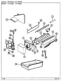 06 - Optional Ice Maker parts for Admiral Refrigerator AT21EM9A / DA78A from AppliancePartsPros.com