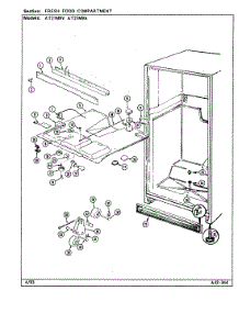 04 - Fresh Food Compartment parts for Admiral Refrigerator AT21M9A / DD66A from AppliancePartsPros.com