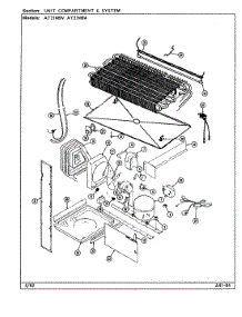 08 - Unit Compartment & System parts for Admiral Refrigerator AT21M9A / DD66A from AppliancePartsPros.com