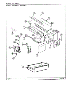 06 - Ice Maker parts for Admiral Refrigerator AT21M9FA / DD64A from AppliancePartsPros.com