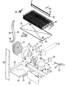 07 - Unit Compartment & System parts for Admiral Refrigerator AT23M83V / DF93A from AppliancePartsPros.com