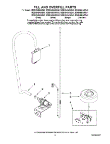 06 - Fill And Overfill Parts parts for Maytag Dishwasher MDBH945AWW41 from AppliancePartsPros.com