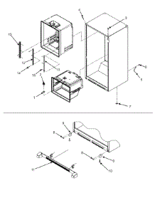 09 - Interior Cabinet parts for Amana Refrigerator AFF2534FEB from AppliancePartsPros.com