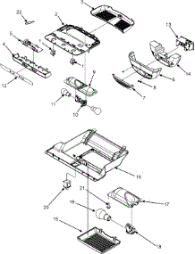03 - Controls parts for Amana Refrigerator AFF2534FES from AppliancePartsPros.com