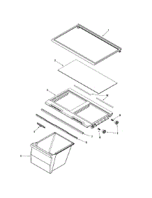 07 - Shelves & Accessories parts for Amana Refrigerator ATB1504ARW from AppliancePartsPros.com