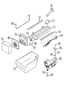 08 - Optional Ice Maker Kit- Uki1000axx parts for Admiral Refrigerator ATB1511ARW from AppliancePartsPros.com